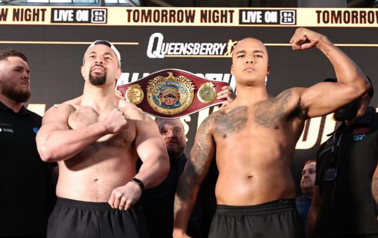 Паркер переважив Вордлі та виграв битву поглядів перед боєм (відео)