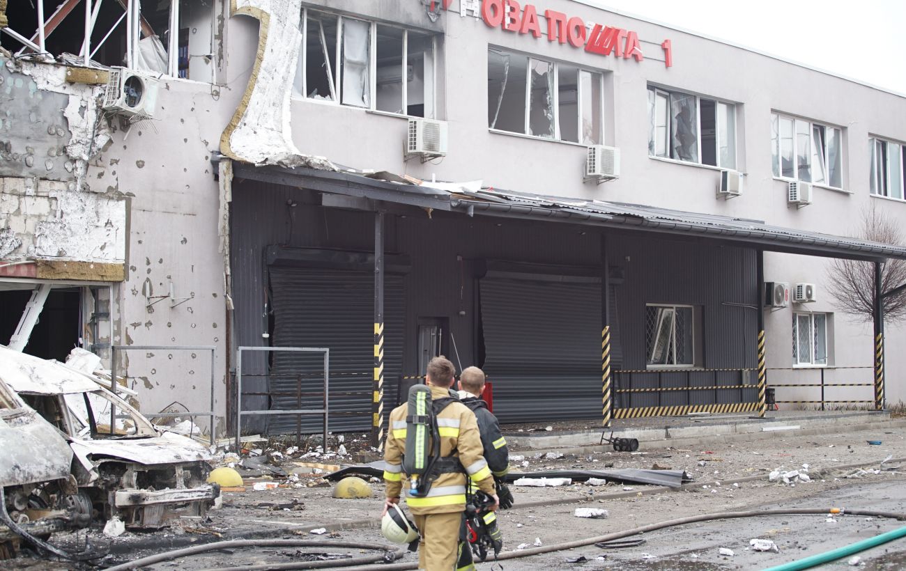 У Київській області внаслідок удару РФ пошкоджено відділення "Нової Пошти"