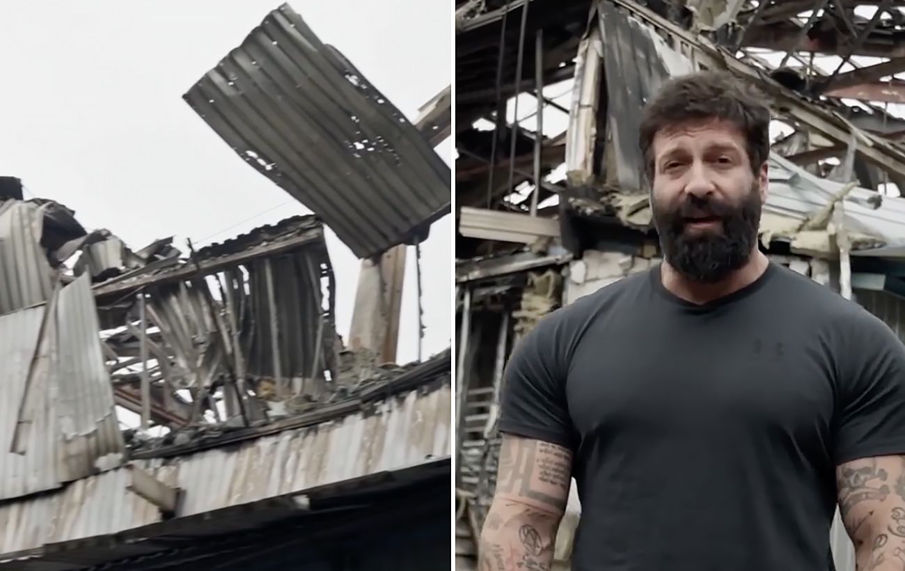 Під час атаки на Київ знищено павільйон СТБ, де знімали "Зважених" та інші шоу