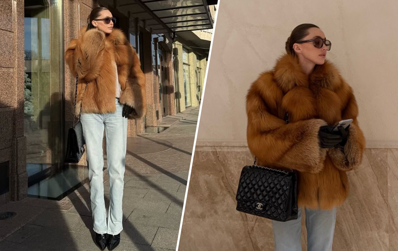 Як носити об’ємну шубу і виглядати дорого: приклад від колишньої Тищенка