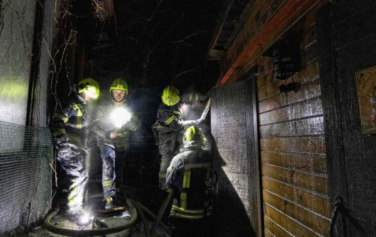 У Подільському районі Києва сталася пожежа в ресторані (фото)