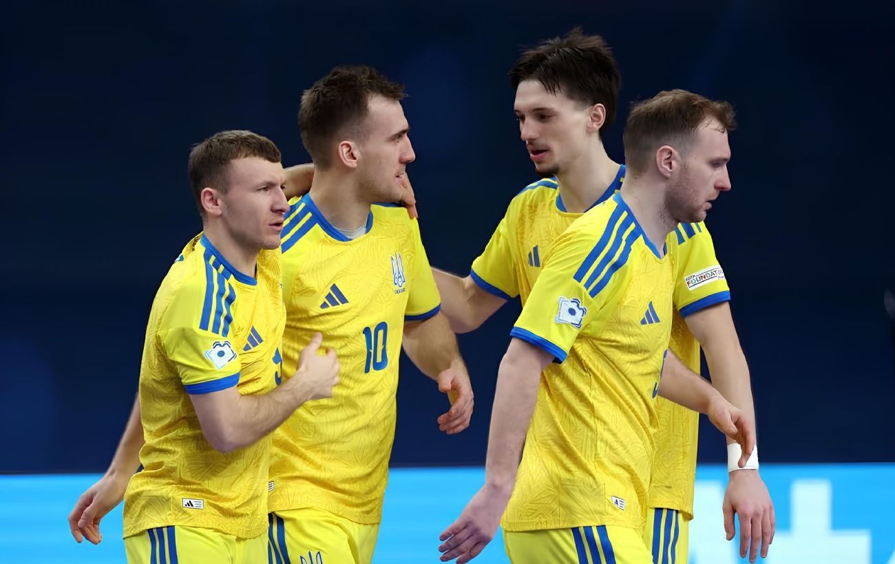 Україна розбила Литву, але втратила шанс стати першою: турнірна таблиця Євро-2026 з футзалу