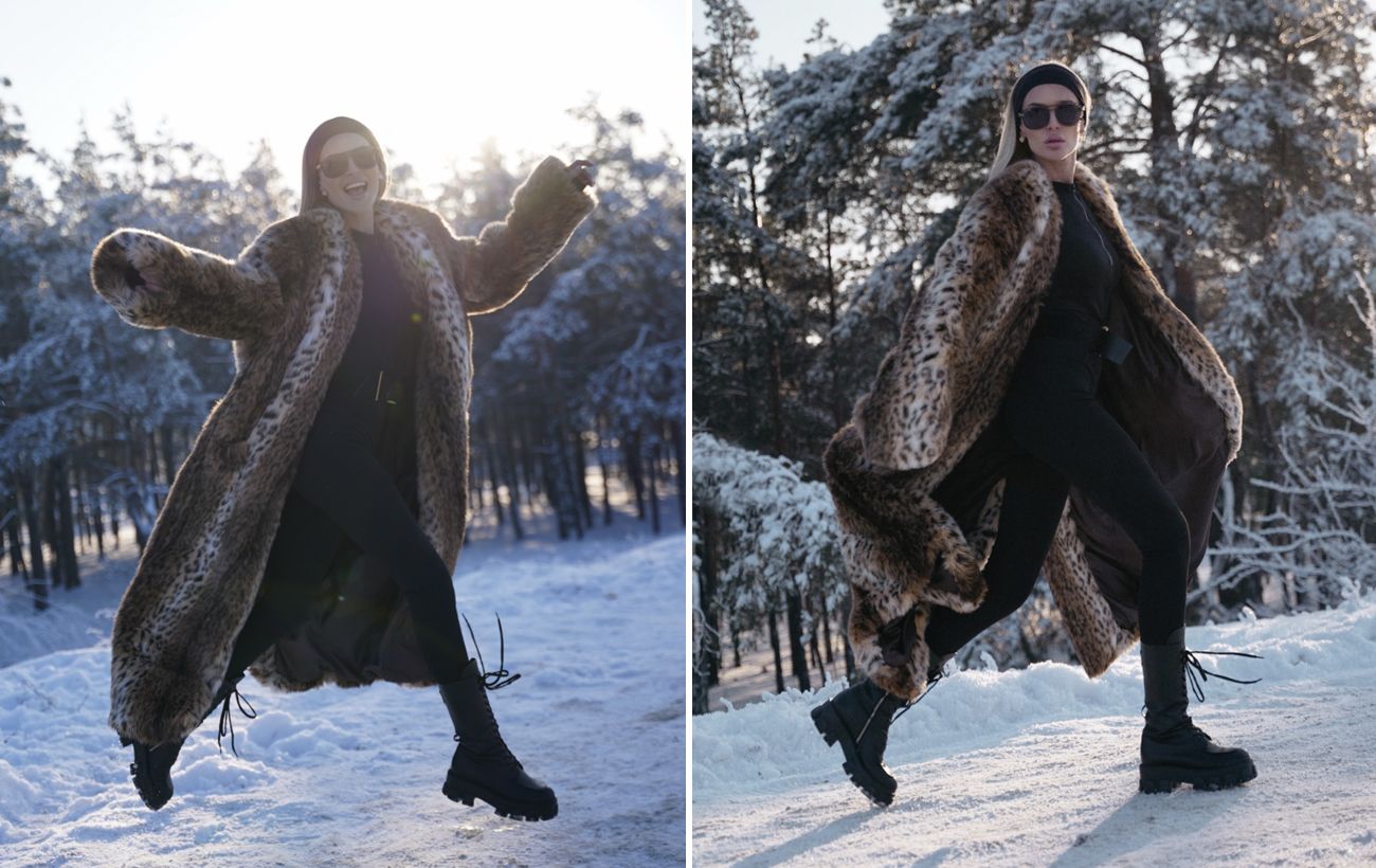 Екошуба і черевики на тракторній підошві: зимовий "лук" колишньої Цимбалюка