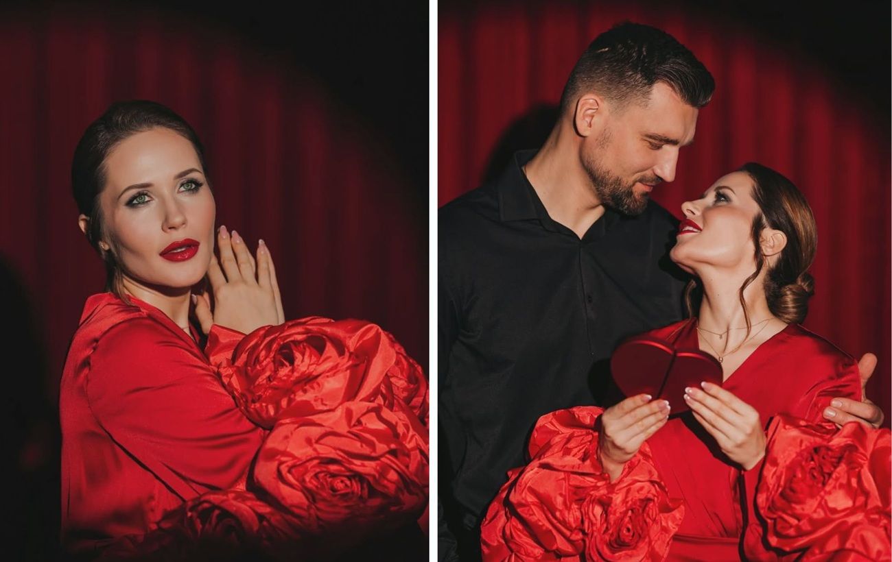 До Дня закоханих: Денисенко з'явилася в неочікуваному образі поруч з коханим (фото)