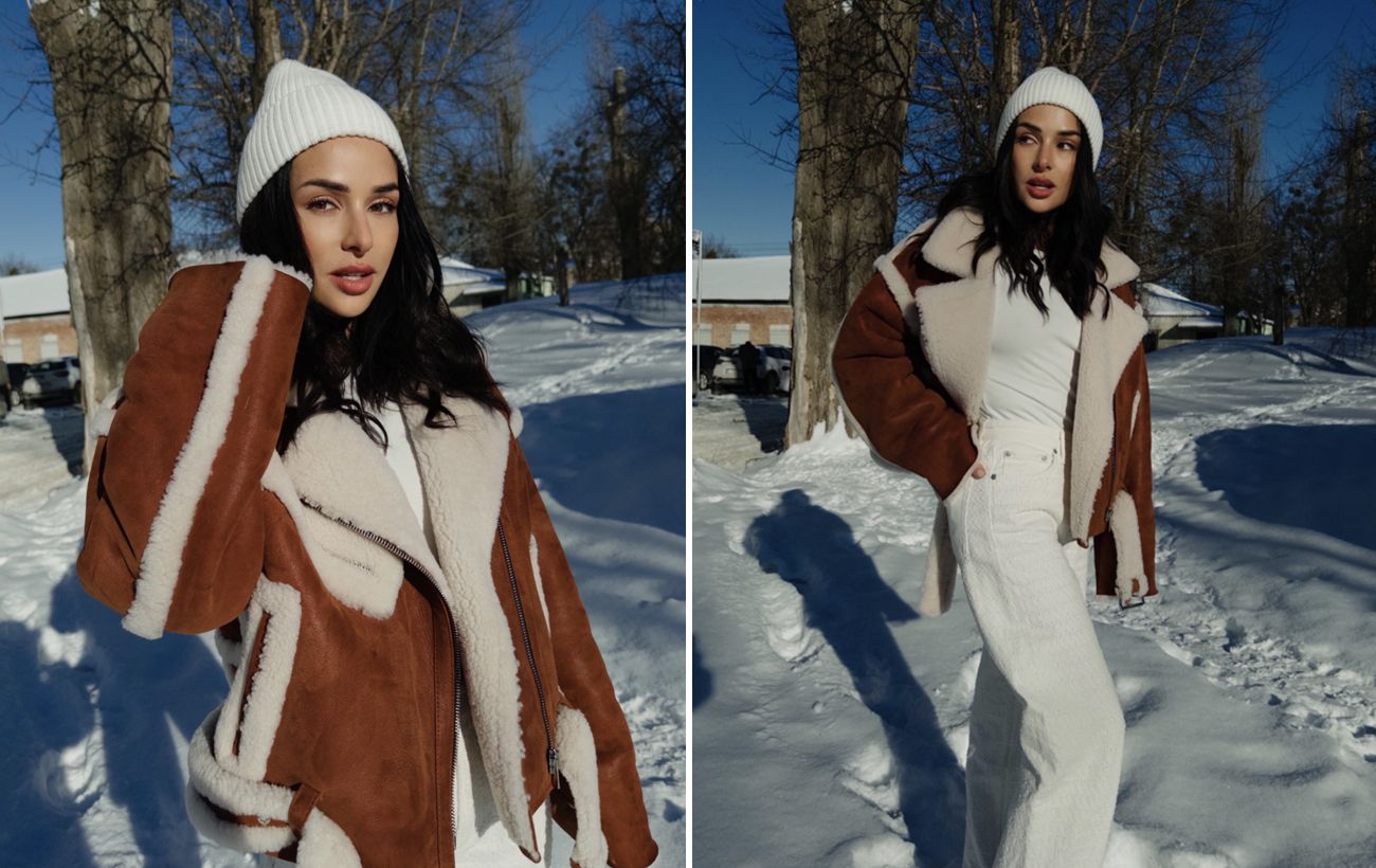 Злата Огнєвіч показала, як носити дублянку-авіатор і виглядати дорого взимку