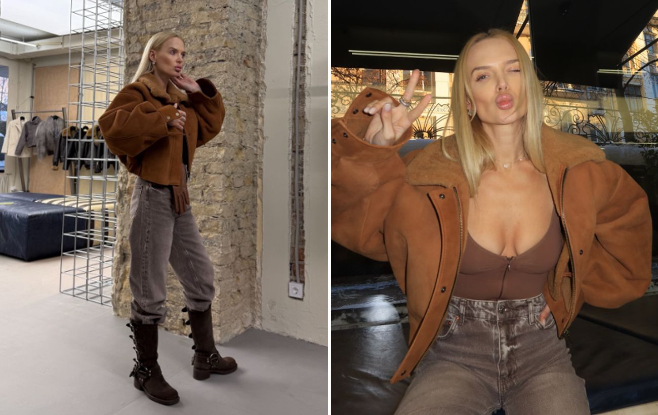 Колишня Цимбалюка показала байкерські чоботи - тренд весни 2026