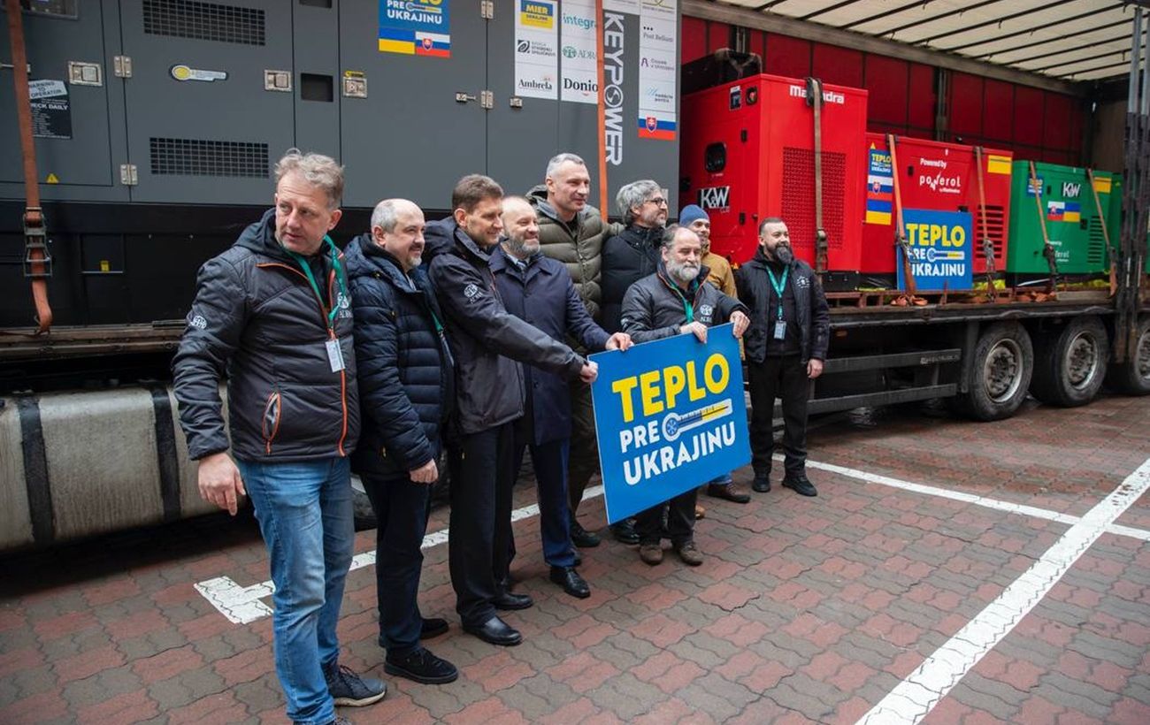 Тепло та світло для шкіл Києва. Кличко розповів про допомогу від Словаччини