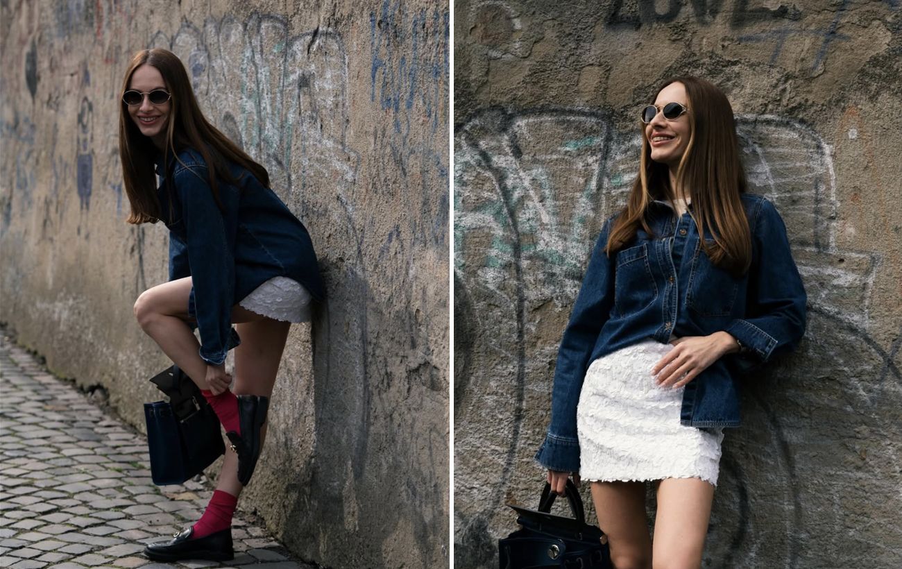 Як носити лофери, щоб навіть простий образ виглядав дорого: секрет Христини Горняк