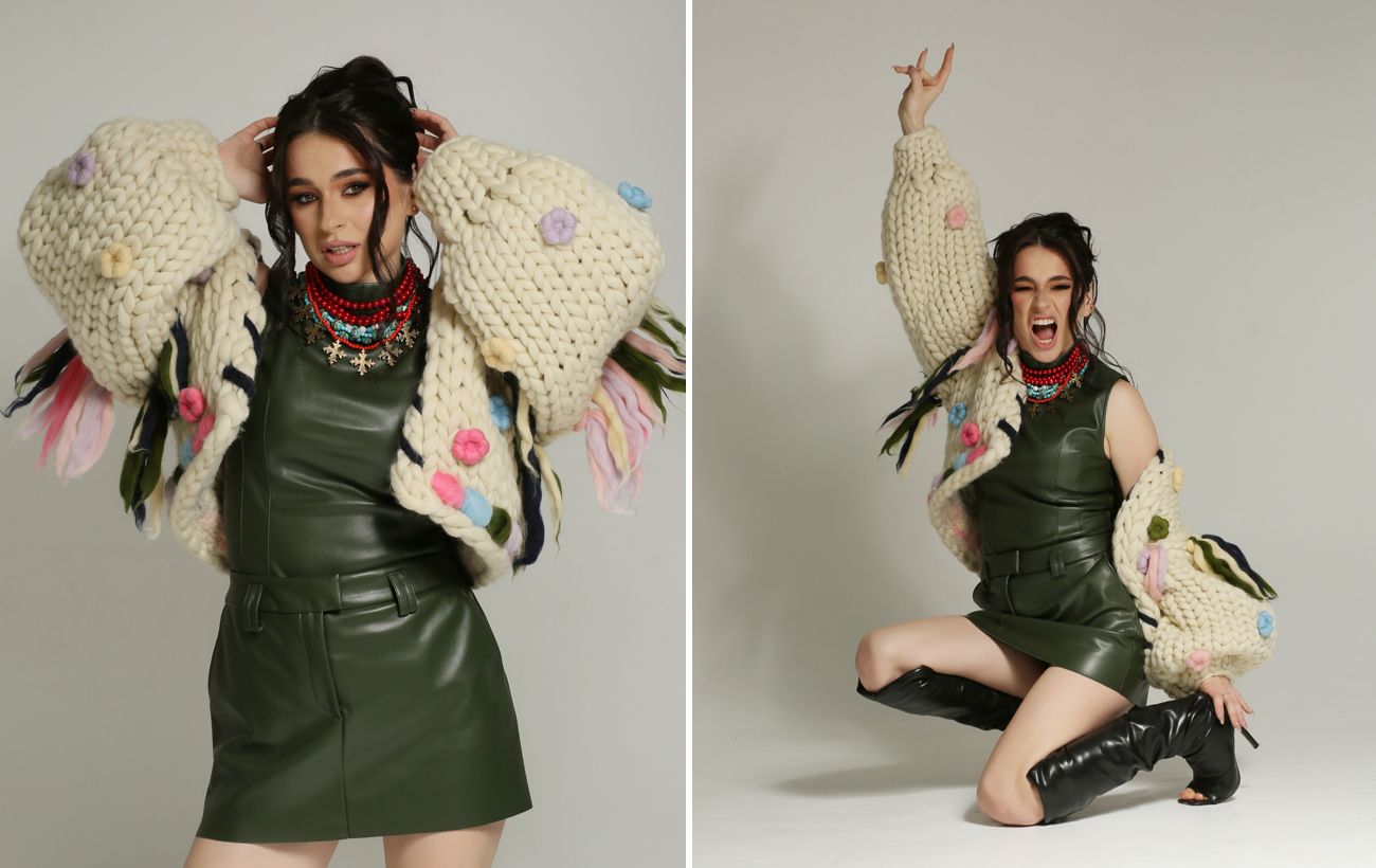 FIЇNKA показала модний chunky-кардиган: як носити, щоб виглядати стрункою