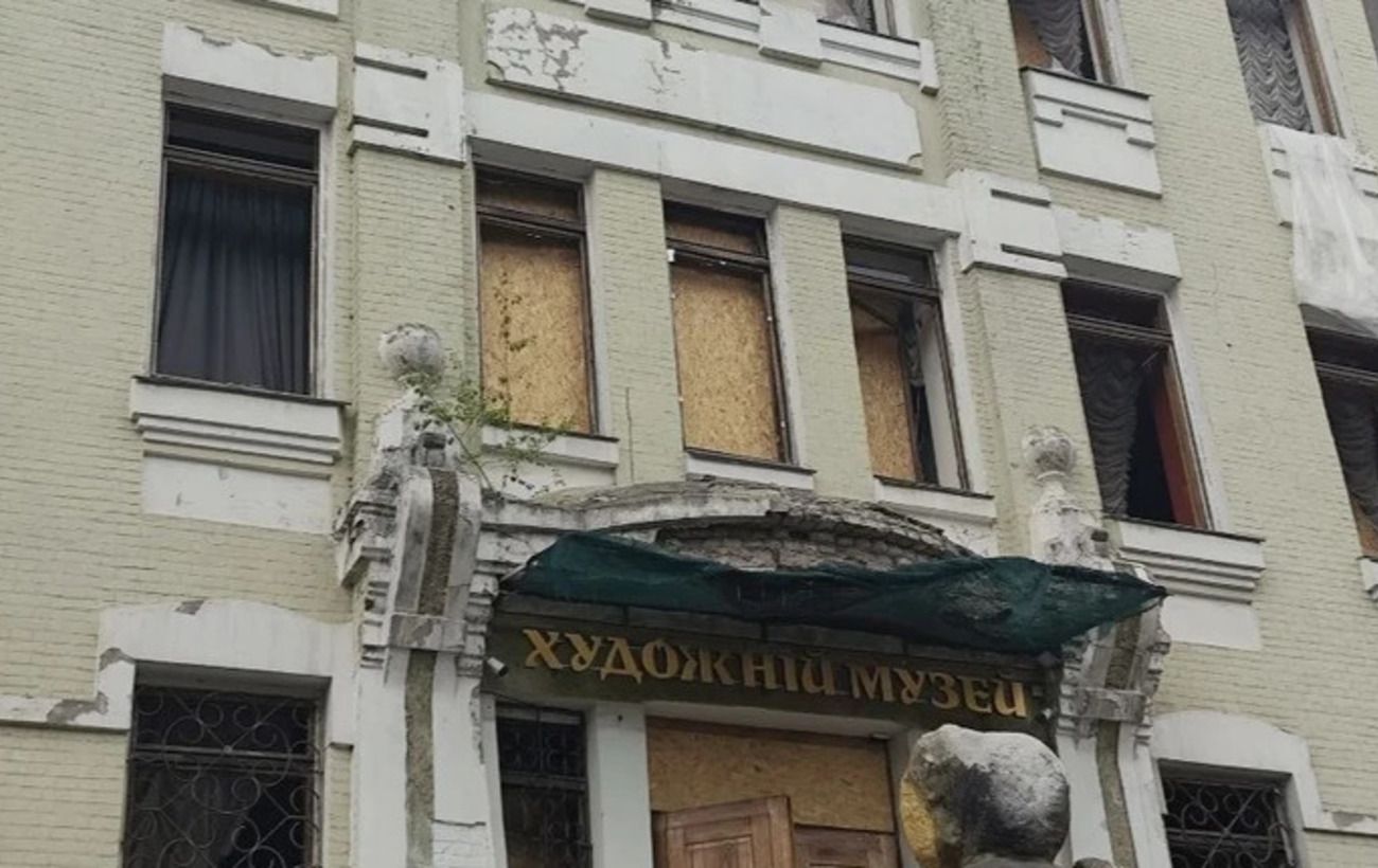 У Дніпрі вдруге пошкоджено Художній музей внаслідок атаки РФ