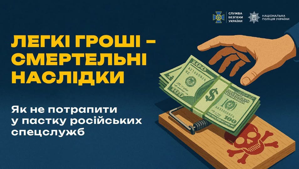 Не стань інструментом ворожої розвідки: як не потрапити в пастку підкупу і втягнення та захистити близьких